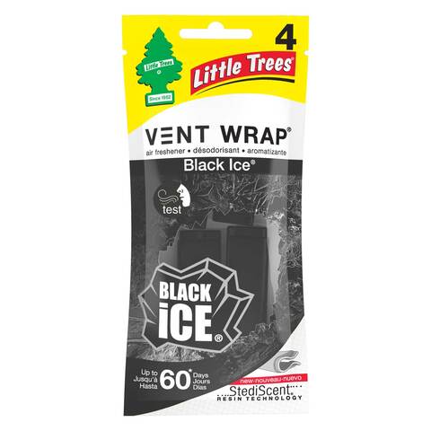 Little Trees Vent Wrap Black Ice Air Freshener