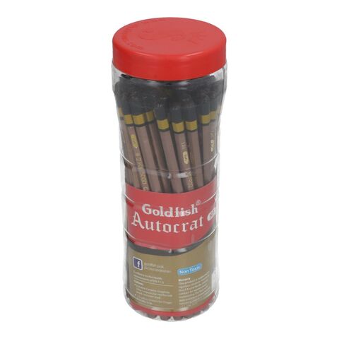 Gold Fish Autocrat HB Pencil Jar 48 pcs