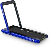 Skyland 2 in 1 Treadmill Machine Walking Pad &amp; Running Pad with Remote Control and Bluetooth Speaker -Motor =2.25 HP- 4 HP peak-EM-1282-B(Blue)