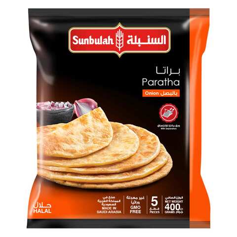 Buy Sunbulah onion paratha 400 g in Saudi Arabia