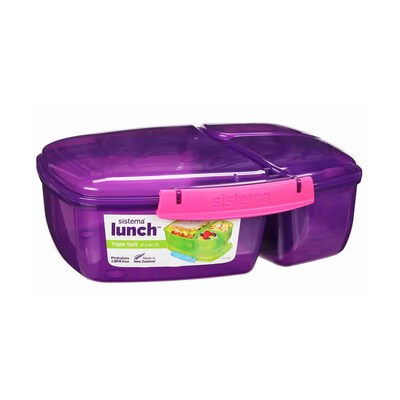 Sistema Small 350mL Split Container Lunchbox - Assorted*