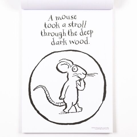 Alligator The Gruffalo Jumbo Coloring Pad
