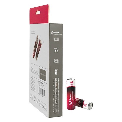 Sigma AA Ultra Alkaline Battery Red Pack of 48