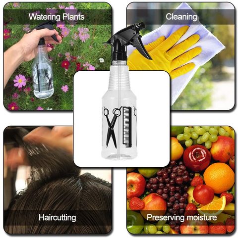 Generic-CK499 Hairdressing Spray Bottle Plastics Mist Sprayer