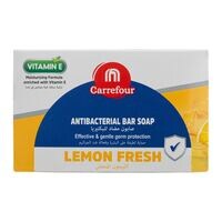 Carrefour Antibacterial Soap Bar with Vitamin E Lemon 150g