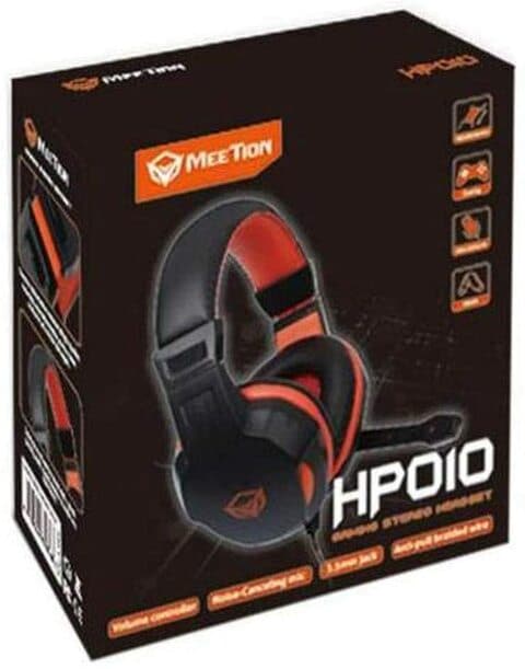 Meetion Usb Gaming Headphones With Mic Black Hp010