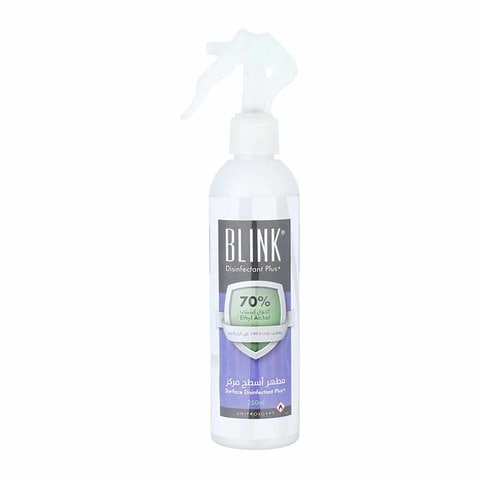 Buy Blink Surface Disinfectant Plus, 70% Alcohol - 250 ml in Egypt