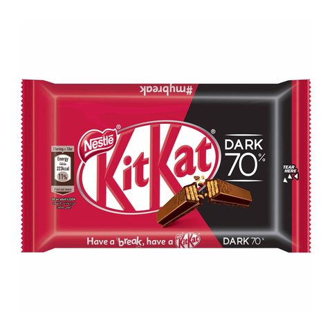 Kitkat 4 finger dark chocolate bar 41.5 g