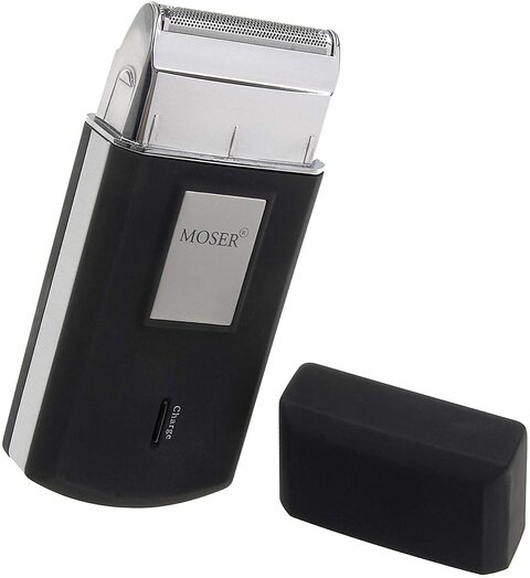 Moser Travel Shaver Black/Silver