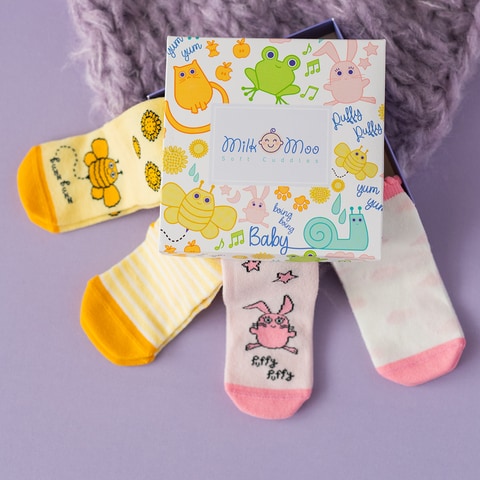 Infant socks hot sale with grippers