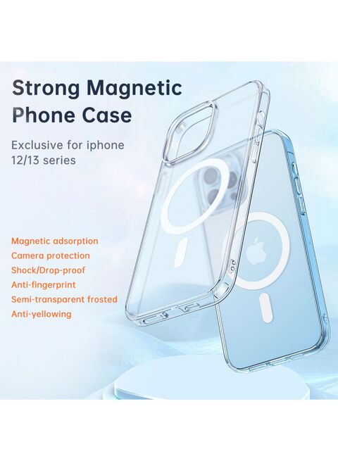 McDodo PC + TPU Semi-transparent Frosted Magsafe Phone Case PC-163 for iPhone 12 Pro Max