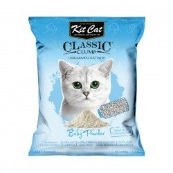 Buy Kit Cat Classic Clump Cat Litter Baby Powder 10L in Saudi Arabia