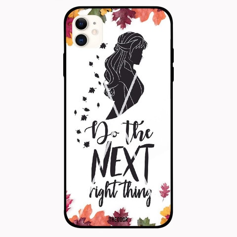 Theodor Apple iPhone 12 6.1 inch Case Do The Next Right Thinh Flexible Silicone