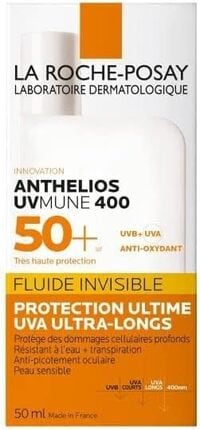 La Roche Posay Anthelios UVmune 400 Fluide Invisible SPF50+, 50ml