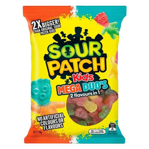 Sour Patch Kids Mega Duo&#39;s Gummy Candy 170g