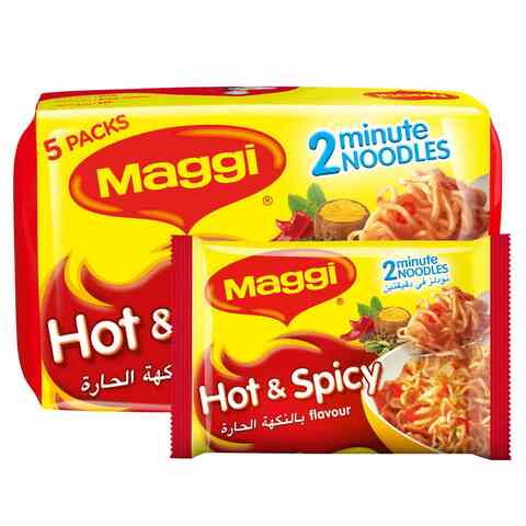 Nestle Maggi Hot And Spicy Noodles 78g x 5