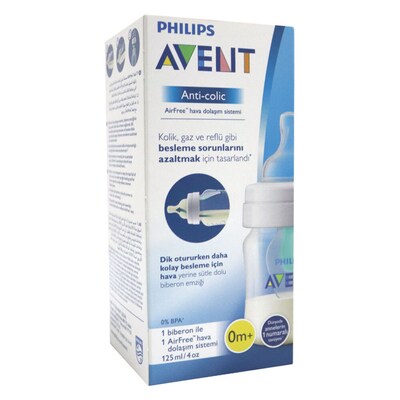 Biberón anti colic con AirFree +0m Philips Avent 125ml