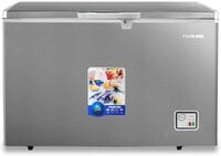 Nikai 440 Liters Chest Freezer With Anti Scratch Cabinet, Silver - Ncf440N7S, 1 Year Warranty