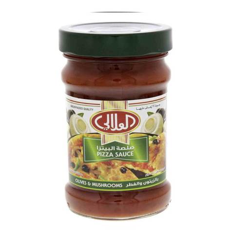 Al Alali Pizza Sauce Olive And Mushroom 320 Gram