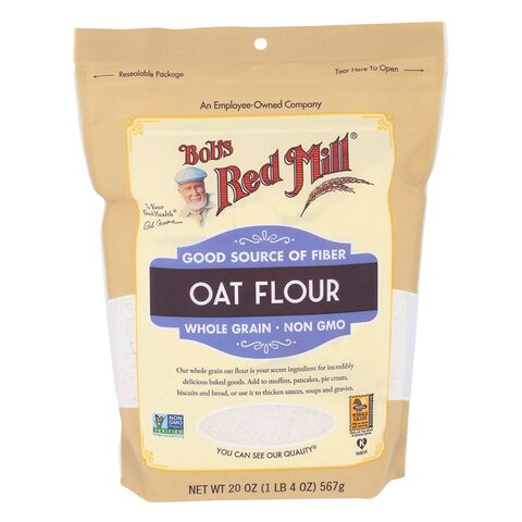 BOBS RM OAT FLOUR W/GRAIN 567G