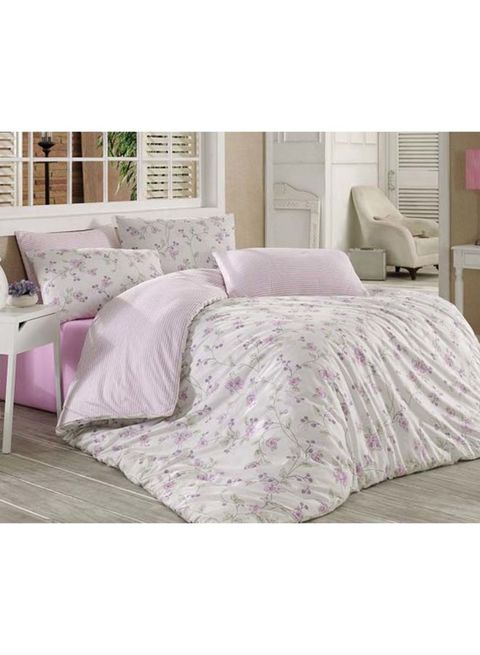 Majoli Bahar Home Collection Double &amp; Full Size, Cotton,Floral Pattern, Multi Color - Bedding Sets