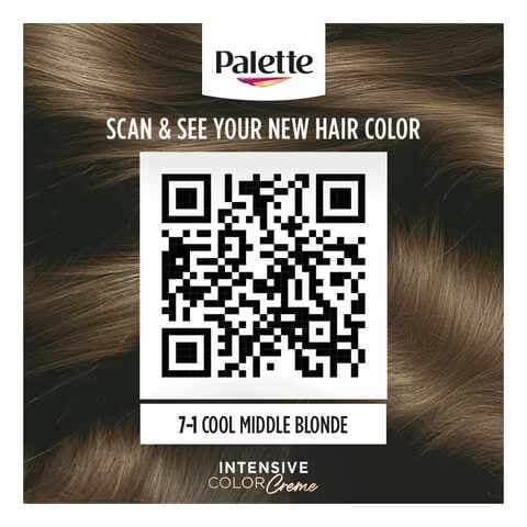 Palette Intensive Color Creme 7-1 Cool Middle Blonde