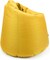 Luxe Decora Fabric Bean Bag Cover Only (L, Yellow)