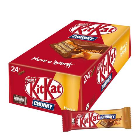 Nestle Kitkat Chunky Caramel 52.5g &times;24