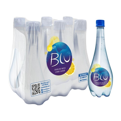 سعر Oasis Blu Lemon Flavoured Sparkling Water 500ml Pack of 6 فى ...