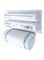 Generic Triple Paper Dispenser With Cutter White