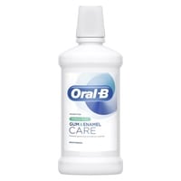 Oral-B Gum And Enamel Care Fresh Mint Mouthwash White 500ml