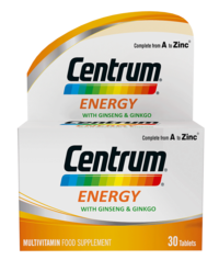 Centrum energy multivitamin tablets 30&#39;s