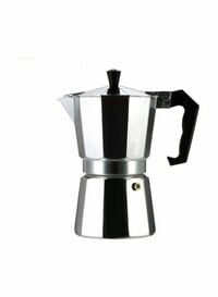 Generic 9 Cup Stove Top Espresso Coffee Maker Silver/Black 20.5x18.5x10.3centimeter