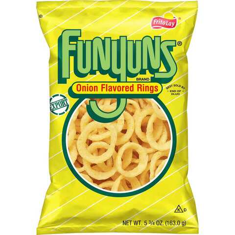 Buy Frito Lay Funyuns Onion Rings 162.73g in UAE