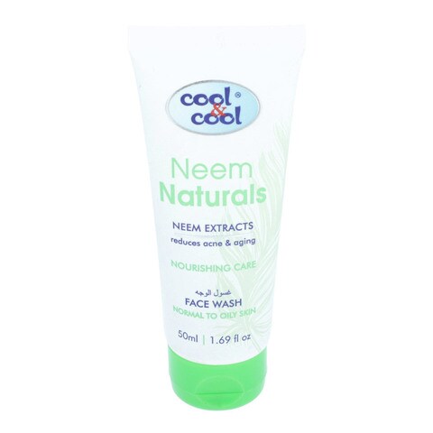 Cool &amp; Cool Neem Natural Face Wash  50 ml