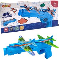 Party Time Airplane Launcher Gun Toy for Kids Outdoor Sports Flying Toys and Outdoor Shooting Toys Gifts for Boys Girls