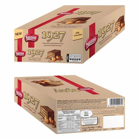 Nestle 1927 Milky Chocolate Wafer 28g x12 Online | Carrefour KSA