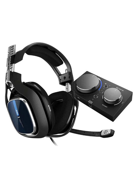 Geekay Games - Astro A40 Tr Wired Headset With Mixamp Pro Tr For Playstation 4 Black/Silver