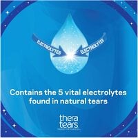 Thera Tears Eye Drops For Dry Eyes, Nighttime Dry Eye Therapy Lubricant Eyedrops, Preservative Free, 30 Count Single-Use Vials