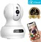 LEFUN 720P Wireless WIFI Security Camera, with 2-way audio, sound detection, night vision, cloud service, for baby / elder / pet long distance monitoring, support 2.4GHz network - white color