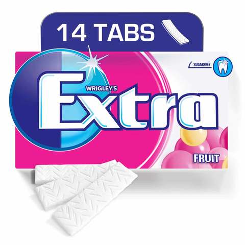 Wrigley&#39;s Extra Fruit Gum Envelope 14 Tablets