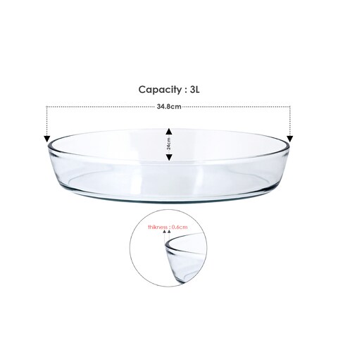 Oval shop baking pan