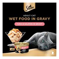 Sheba Cat Food Tuna &amp; Salmon, 85g Can (Pack of 6)