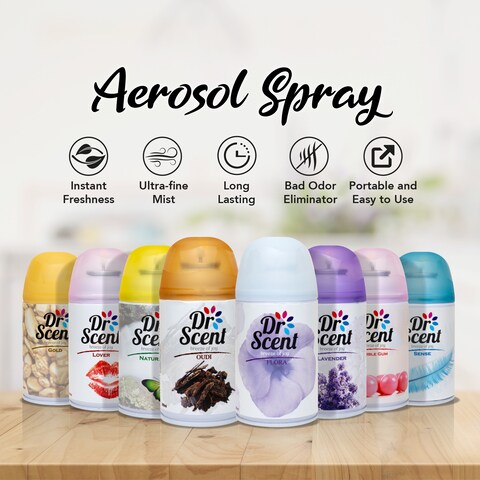 Rawaieh Al Zuhor Air Freshener Jasmin Aerosol Spray-300ml