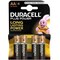 Duracell Plus Power Battery AA Pack Of 4 Pieces
