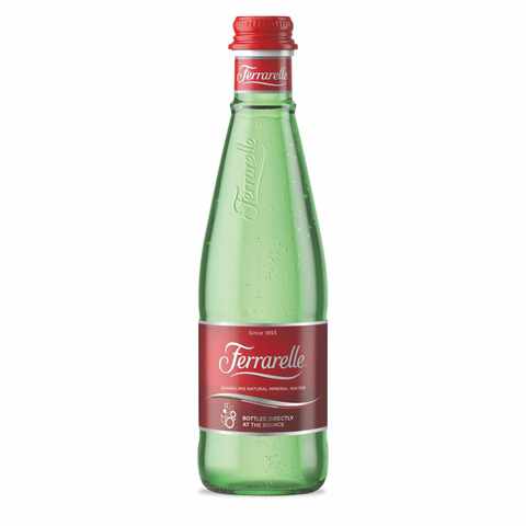Ferrarelle Sparkling Natural Mineral Water 330ml Glass