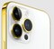 Apple iPhone 14 Pro Max (24K GOLD EDGE) Silver 256GB - Customized by Merlin Craft