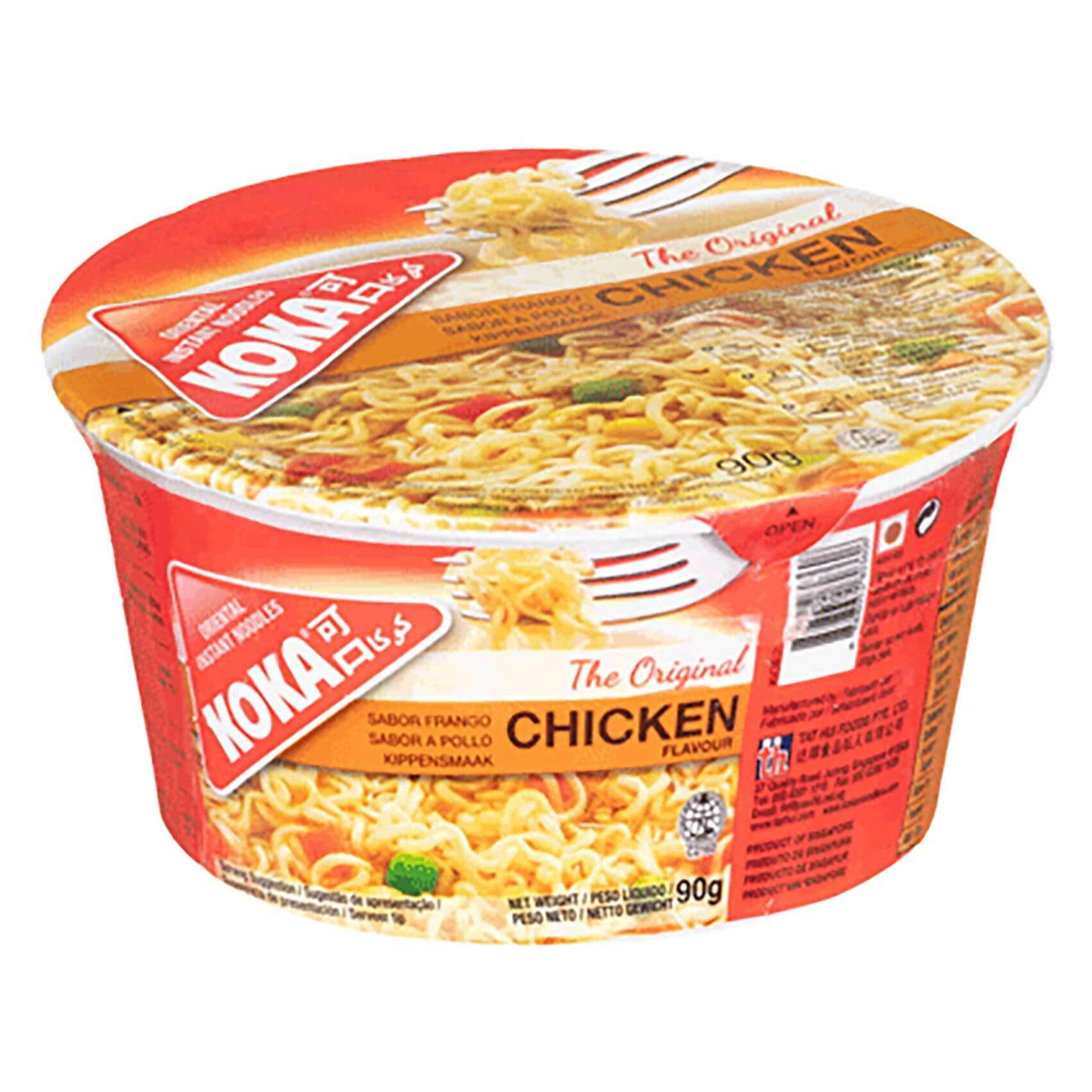 Buy Koka Instant Chicken Noodles 90g Online - Shop Food Cupboard on