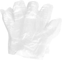 Generic Plastic Food Service Hand Protective Disposable Gloves 50 Pair Clear
