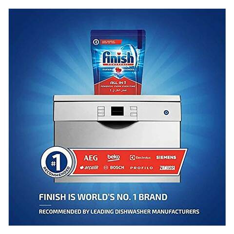 Finish All In One Lemon Auto Dishwasher Tablets 20 Count